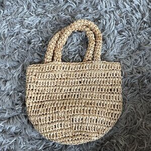 Jenni Kayne Mini Straw Bag